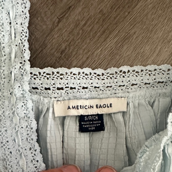 American Eagle Blue Lace Cami and Skirt Set - Picture 7 of 8